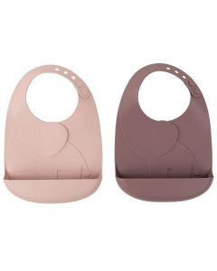Lot de 2 bavoirs Peekaboo