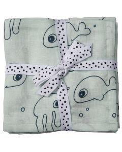 Lot de 2 langes 120x120 cm