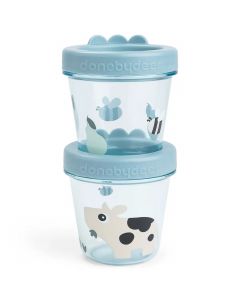 Lot de 2 pots de conservation