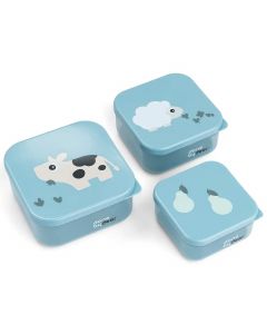 Set de 3 boîtes à snacks
