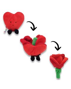 Peluche I Love You Peluche Cœur/Fleur