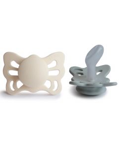 Sucette Frigg Butterfly Silicone - 2pcs - 0-6m