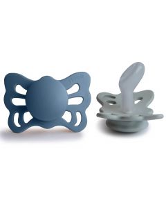 Sucette Frigg Butterfly Silicone - 2pcs - 0-6m