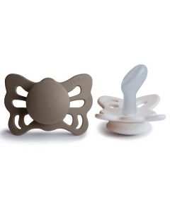 Sucette Frigg Butterfly Silicone - 2pcs - 0-6m