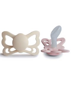 Sucette Frigg Butterfly Silicone - 2pcs - 6-18m