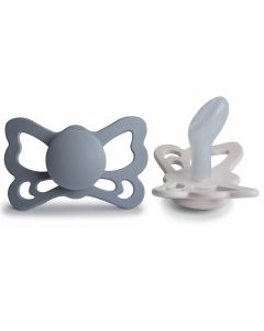 Sucette Frigg Butterfly Silicone - 2pcs - 6-18m