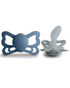 Sucette Frigg Butterfly Silicone - 2pcs - 6-18m