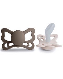 Sucette Frigg Butterfly Silicone - 2pcs - 6-18m
