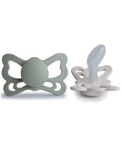 Sucette Frigg Butterfly Silicone - 2pcs - 6-18m