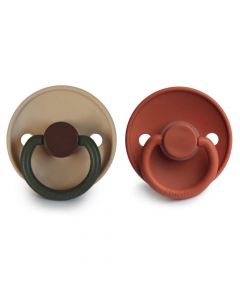 Sucette Frigg Color Latex - 2pcs - 0-6m