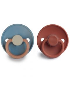 Sucette Frigg Color Latex - 2pcs - 0-6m