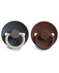 Sucette Frigg Color Latex - 2pcs - 0-6m