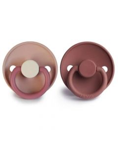 Sucette Frigg Color Latex - 2pcs - 0-6m