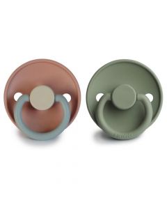 Sucette Frigg Color Latex - 2pcs - 0-6m