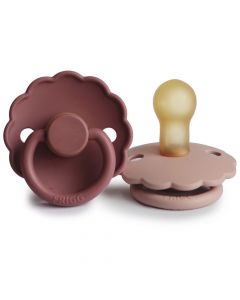 Sucette Frigg Daisy Latex - 2pcs - 0-6m