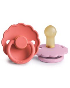 Sucette Frigg Daisy Latex - 2pcs - 0-6m