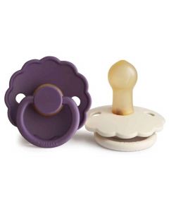 Sucette Frigg Daisy Latex - 2pcs - 0-6m
