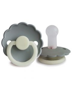 Sucette Frigg Daisy Night Silicone - 2pcs - 0-6m