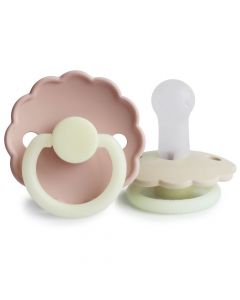 Sucette Frigg Daisy Night Silicone - 2pcs - 6-18m