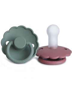 Sucette Frigg Daisy Silicone - 2pcs - 6-18m