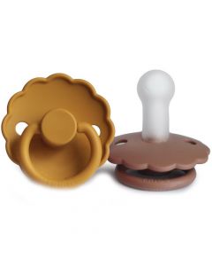 Sucette Frigg Daisy Silicone - 2pcs - 6-18m