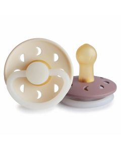 Sucette Frigg Moon Night Latex - 2pcs - 0-6m