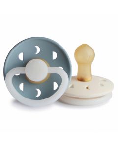 Sucette Frigg Moon Night Latex - 2pcs - 0-6m