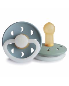 Sucette Frigg Moon Night Latex - 2pcs - 6-18m