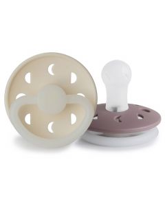 Sucette Frigg Moon Night Silicone - 2pcs - 0-6m