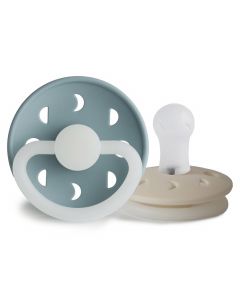 Sucette Frigg Moon Night Silicone - 2pcs - 0-6m