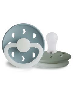 Sucette Frigg Moon Night Silicone - 2pcs - 0-6m