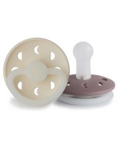 Sucette Frigg Moon Night Silicone - 2pcs - 6-18m