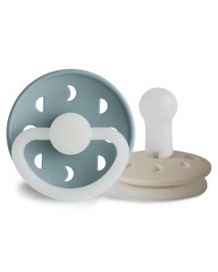 Sucette Frigg Moon Night Silicone - 2pcs - 6-18m