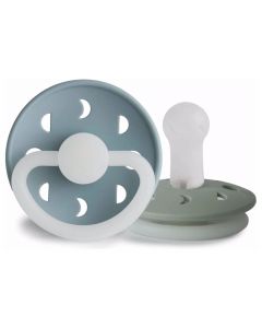 Sucette Frigg Moon Night Silicone - 2pcs - 6-18m