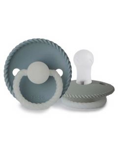 Sucette Frigg Rope Night Silicone - 2pcs - 0-6m