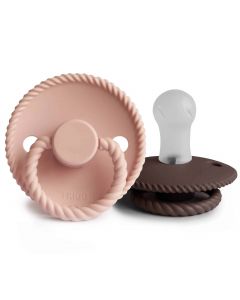 Sucette Frigg Rope Silicone - 2pcs - 0-6m