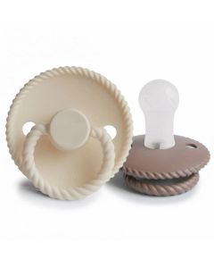 Sucette Frigg Rope Silicone - 2pcs - 0-6m