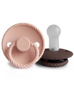 Sucette Frigg Rope Silicone - 2pcs - 6-18m