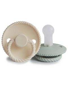 Sucette Frigg Rope Silicone - 2pcs - 6-18m