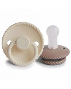 Sucette Frigg Rope Silicone - 2pcs - 6-18m