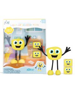 Personnage + 2 cubes lumineux