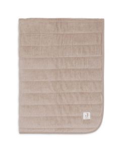 Couverture berceau 75x100cm Velvet / Rib