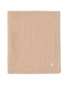 Couverture berceau gaze de coton 75 x 100 cm - Jacquard