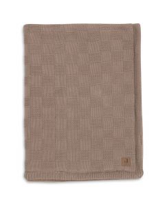 Couverture lit bébé 100x150cm Box Knit / Velvet