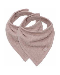 Lot de 2 bavoirs bandana éponge