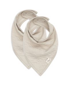 Lot de 2 bavoirs bandana - Soft Waves