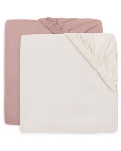 Lot de 2 draps-housses berceau jersey 40/50 x 80/90 cm