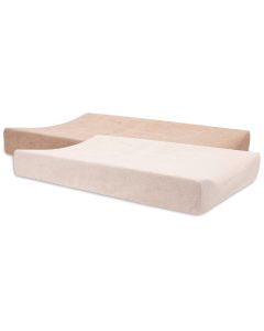 Lot de 2 housses pour matelas à langer éponge 50 x 70 cm