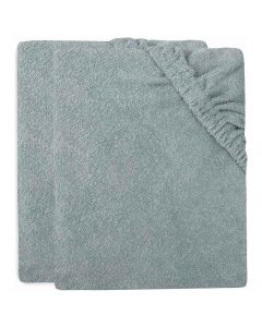 Lot de 2 housses pour matelas à langer éponge 50 x 70 cm