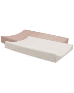 Lot de 2 housses pour matelas à langer éponge 50 x 70 cm